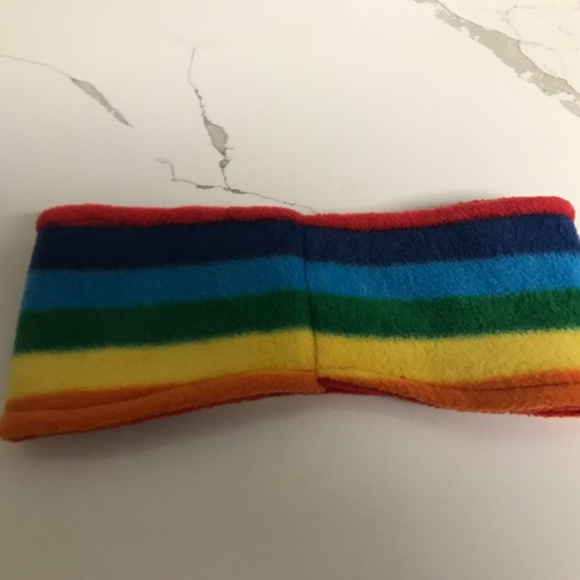 Emanuel Geraldo Rainbow Winter Fleece Headband 9.5” - Picture 5 of 6